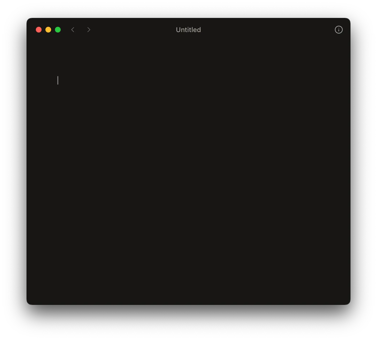 简洁的编辑器界面